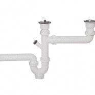 sifon za sudoperu 2/2 sa priključkom za mašinu 