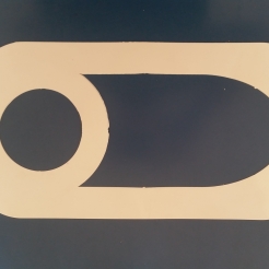 Podna guma bela produžena