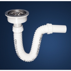 sifon za sudoperu 1/1 gibljivi pileta f90