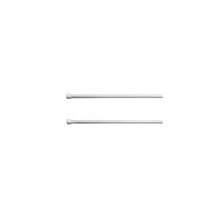 Šipka za zavesu-ravna (bela)